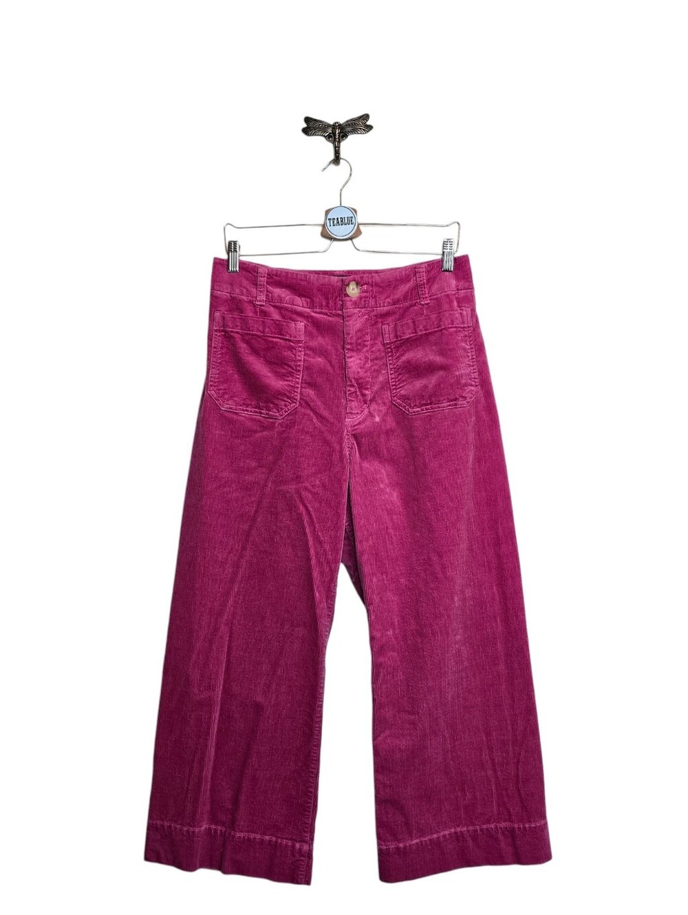 Maeve Colette Corduroy Crop Wide-Leg Pants 31 - Picture 2 of 13